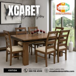 COMEDOR MADERA XCARET