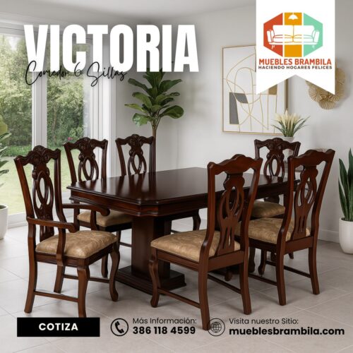 COMEDOR MADERA VICTORIA