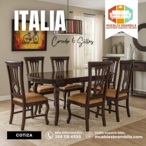COMEDOR MADERA ITALIA