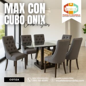 MESA MAX CON CUBO DE ONIX