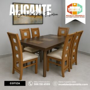COMEDOR ALICANTE 6 SILLAS ESCALERA
