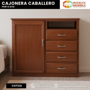 ROPERO CABALLERO CON PORTA DVD