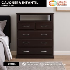 COMODA INFANTIL CON PORTA DVD