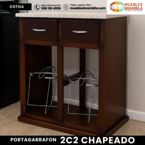 PORTA GARRAFON 2C2 CHARPEADO