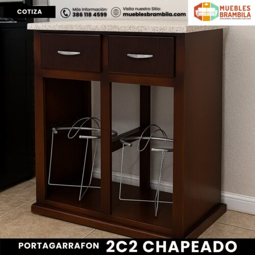 PORTA GARRAFON 2C2 CHARPEADO