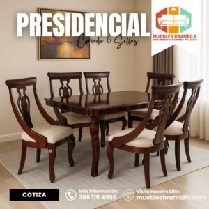 COMEDOR MADERA PRESIDENCIAL