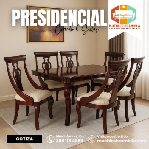 COMEDOR MADERA PRESIDENCIAL