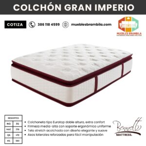 COLCHON GRAN IMPERIO