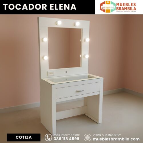 TOCADOR ELENA CON LUCES