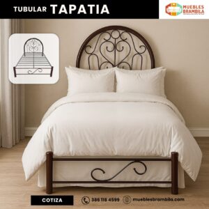 CAMA MATRIMONIAL TUBULAR TINTA TAPATIA