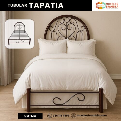 CAMA MATRIMONIAL TUBULAR TINTA TAPATIA