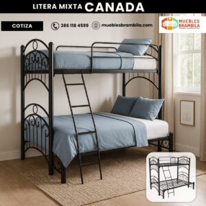 LITERA TUBULAR DECORADA MIXTA MAT/IND. CANADA MIXTA